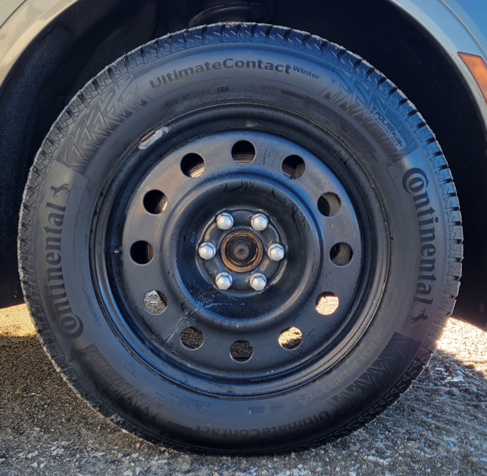 Winter tires on Steel Rims